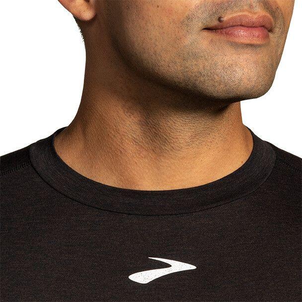 T-Shirt Running Brooks High Point Short Sleeve Noir Homme 4/6
