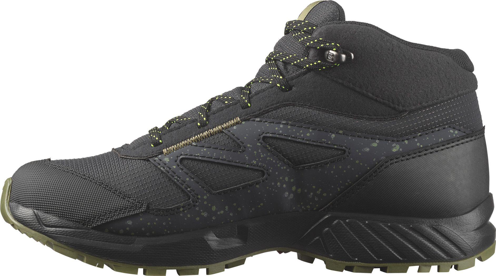 Salomon Outway Mid CSWP Junior Hiking Shoes Black Child 3/6