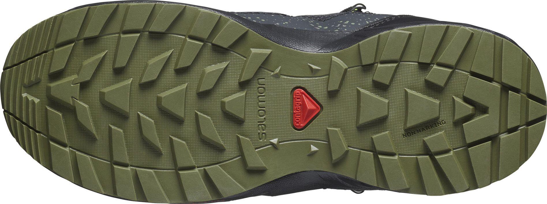 Salomon Outway Mid CSWP Junior Hiking Shoes Black Child 4/6