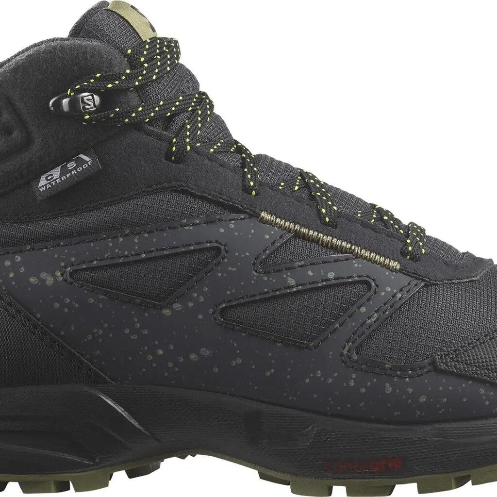Salomon Outway Mid CSWP Junior Hiking Shoes Black Child