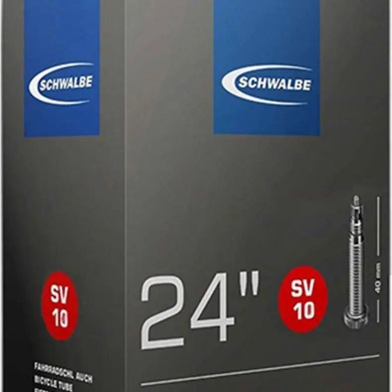 MOUNTAIN BIKE INNER TUBE 24X1.50/2.40 VP SCHWALBE SV10 (REMOVABLE SHELL)
