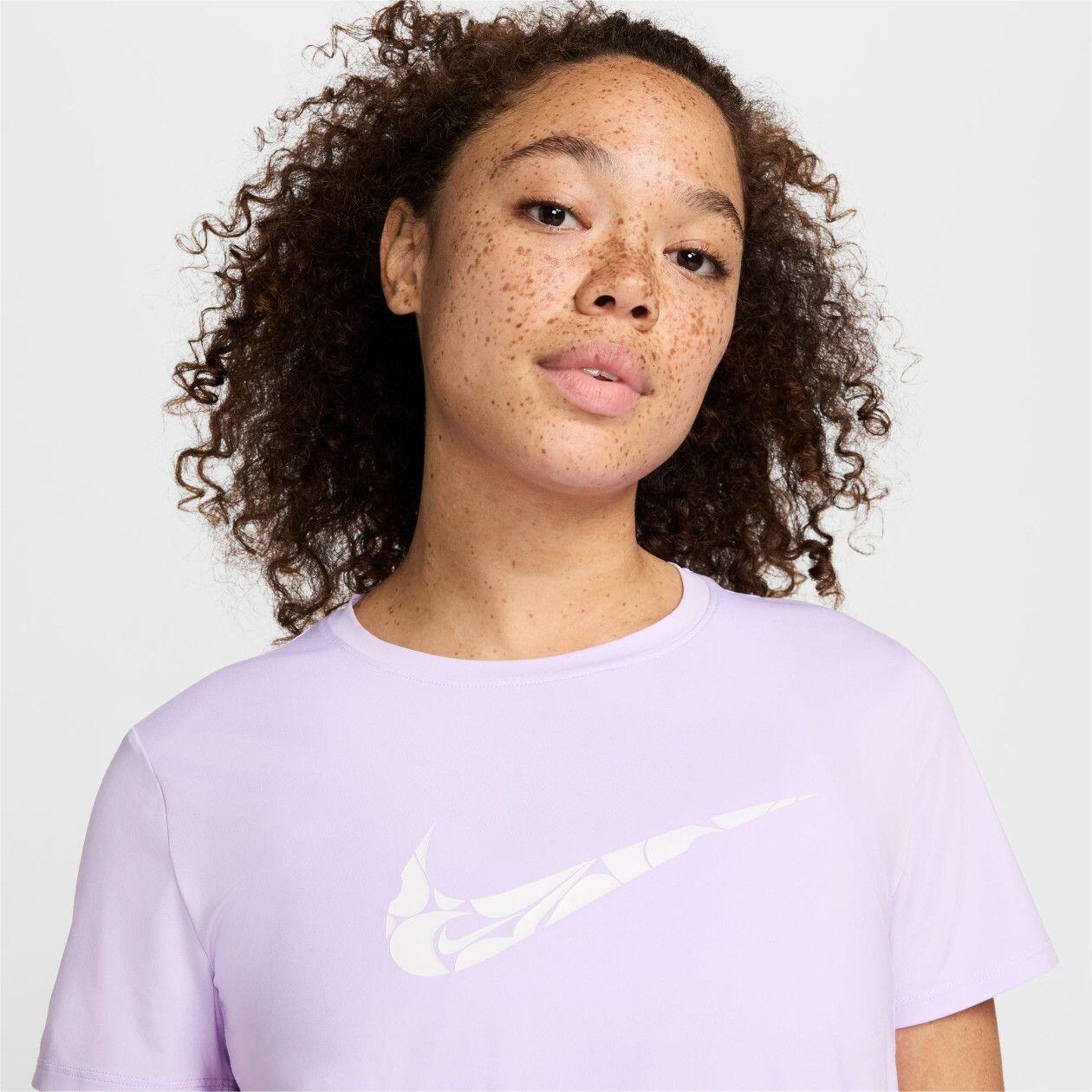 Nike One Swoosh Women's Purple Short-Sleeve Jersey 3/5