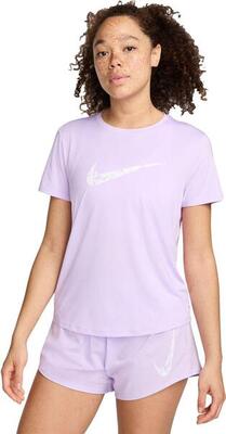 Nike one swoosh women's purple short-sleeve jersey