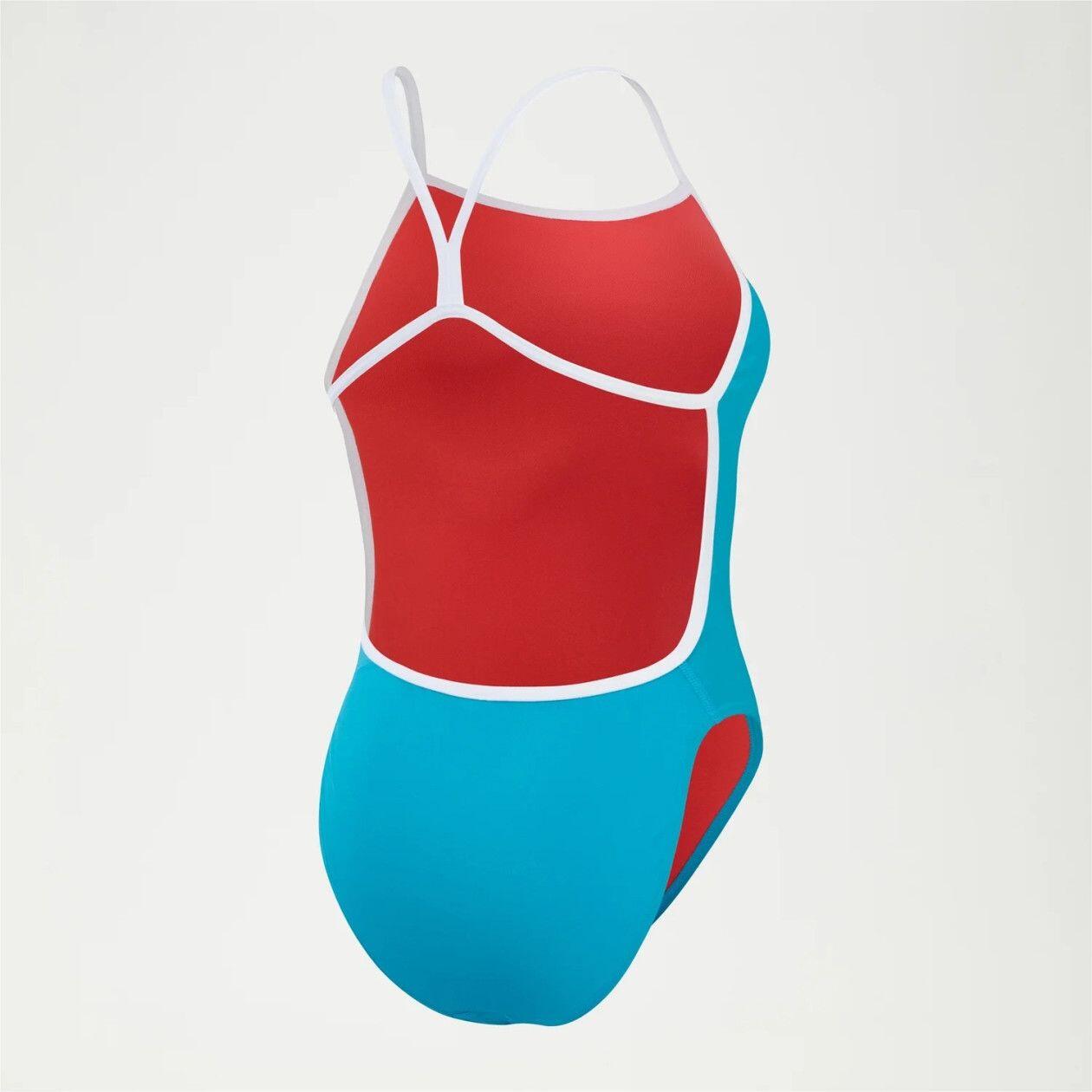 Maillot de Bain 1 pièce Femme Speedo Solid Vback Bleu 5/7
