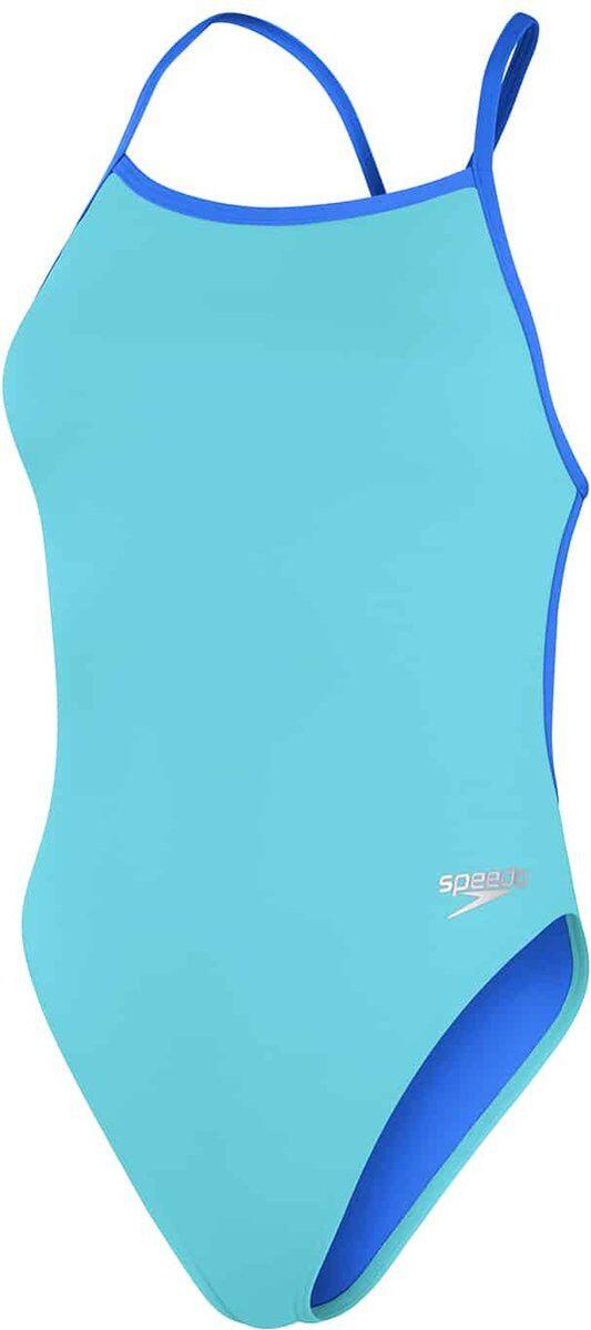 Maillot de bain 1 pièce Speedo Eco + Solid VBack Bleu clair 5/7