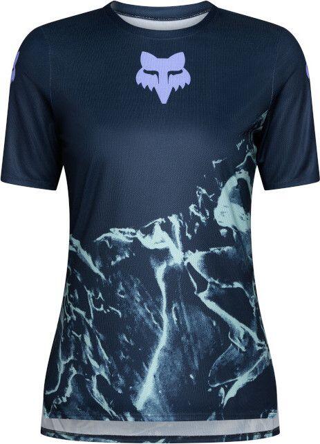 Maglia a maniche corte Fox Ranger Image Print blu da donna 3/6