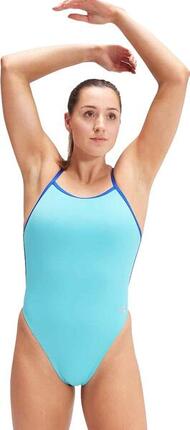 Maillot de bain 1 pièce Speedo Eco + Solid VBack Bleu clair
