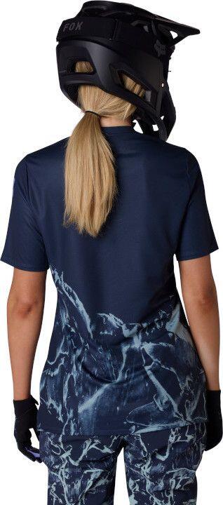 Maglia a maniche corte Fox Ranger Image Print blu da donna 2/6
