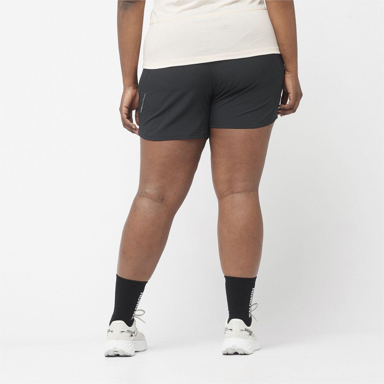 Short Salomon Cross Run 5in Noir Femme 2/7