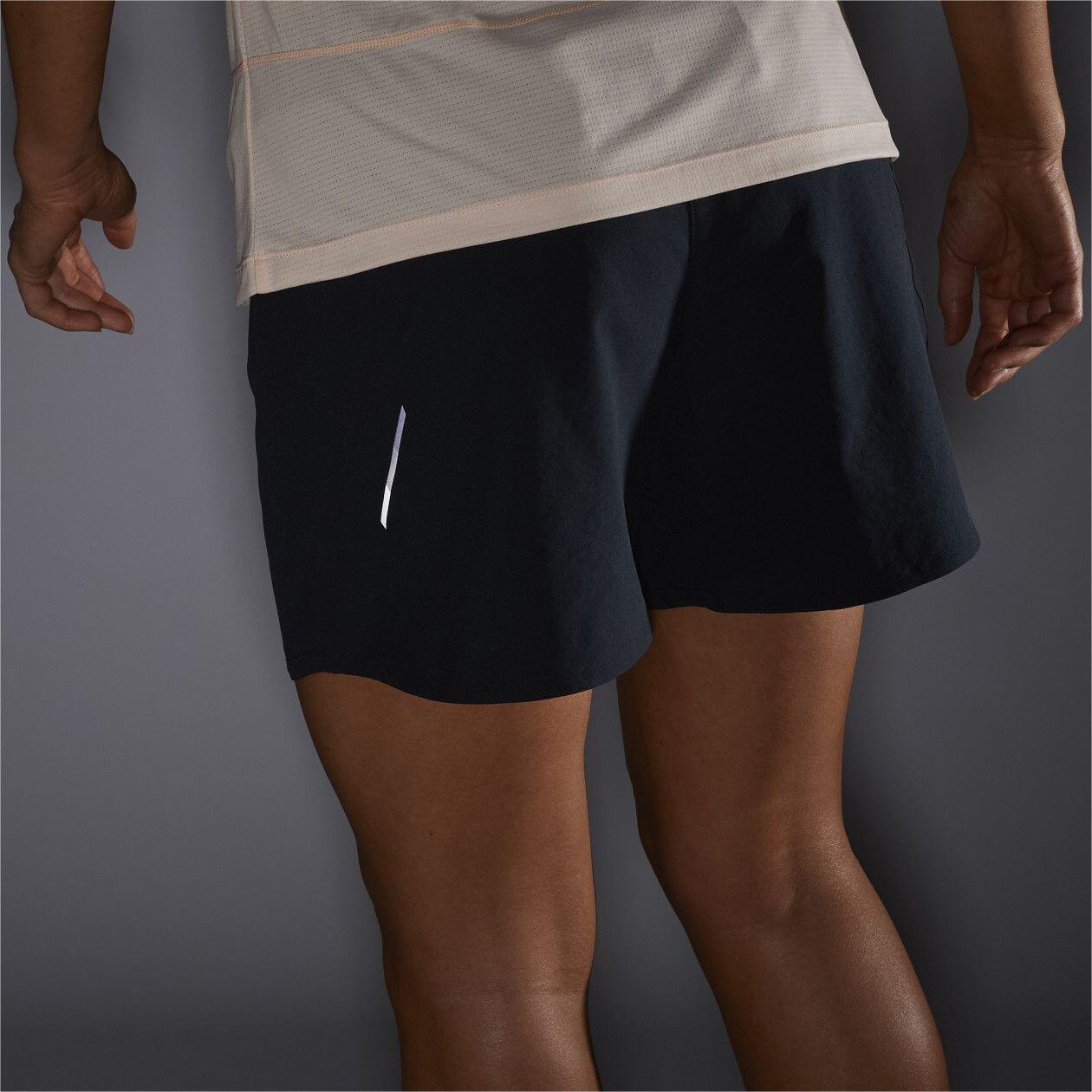 Short Salomon Cross Run 5in Noir Femme 4/7