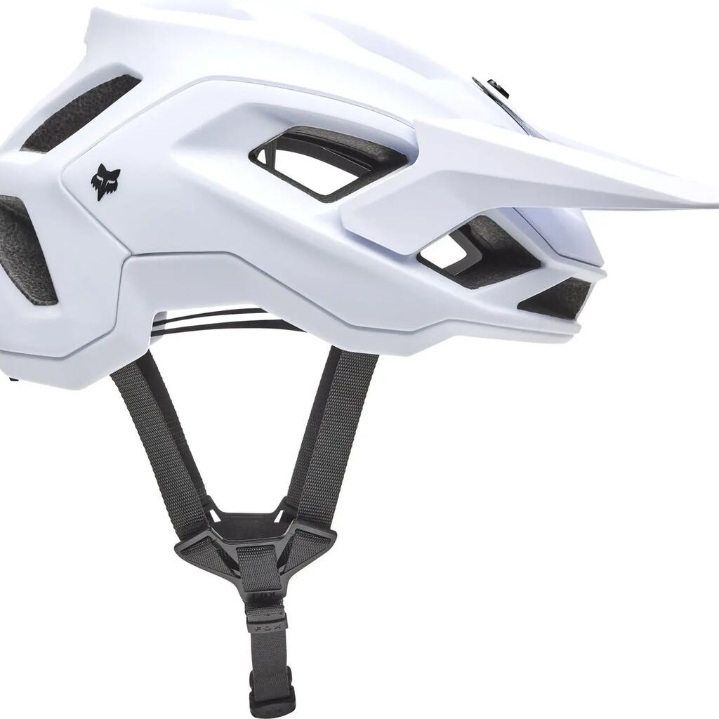 Fox Speedframe Solid White MTB Helmet