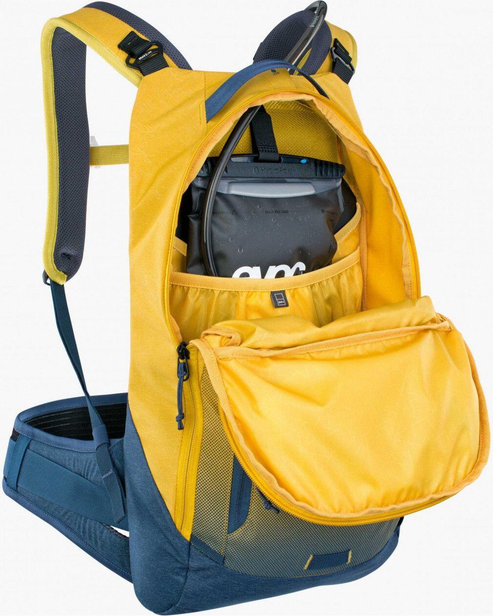 Plecak rowerowy Evoc Trail Pro 10 - curry/denim 5/7