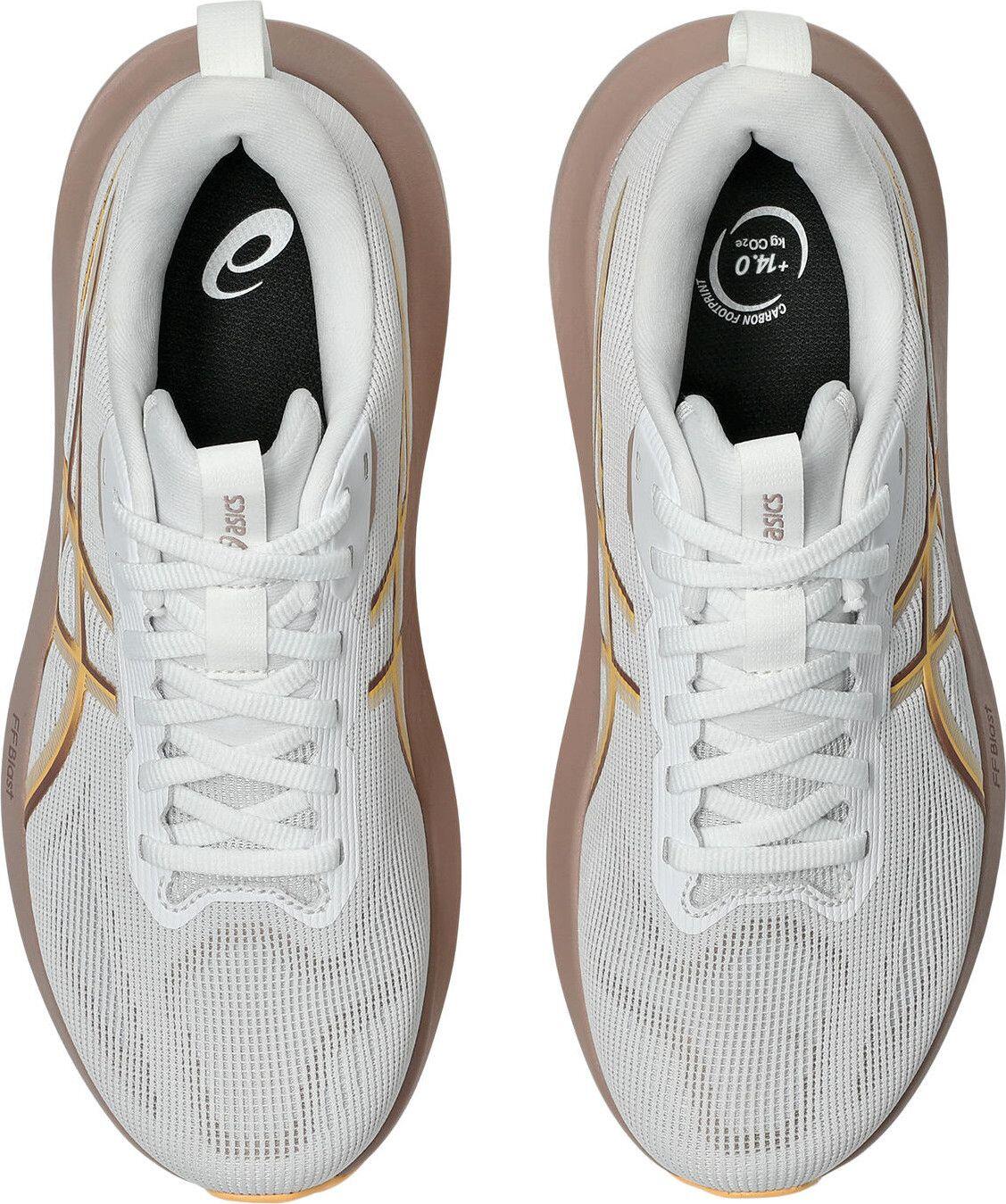 Chaussures Running Asics GT-1000 14 Blanc/Orange Femme 3/7