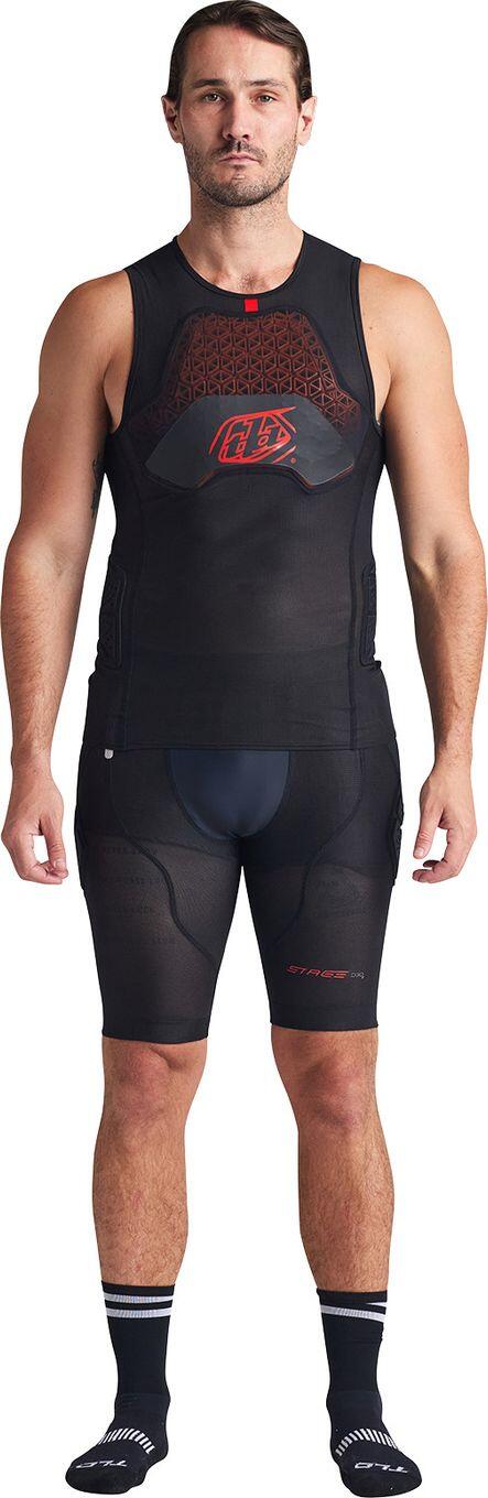 Unisex mouwloze beschermende basislaag Troy Lee Designs Stage Ghost D30 Black 5/5