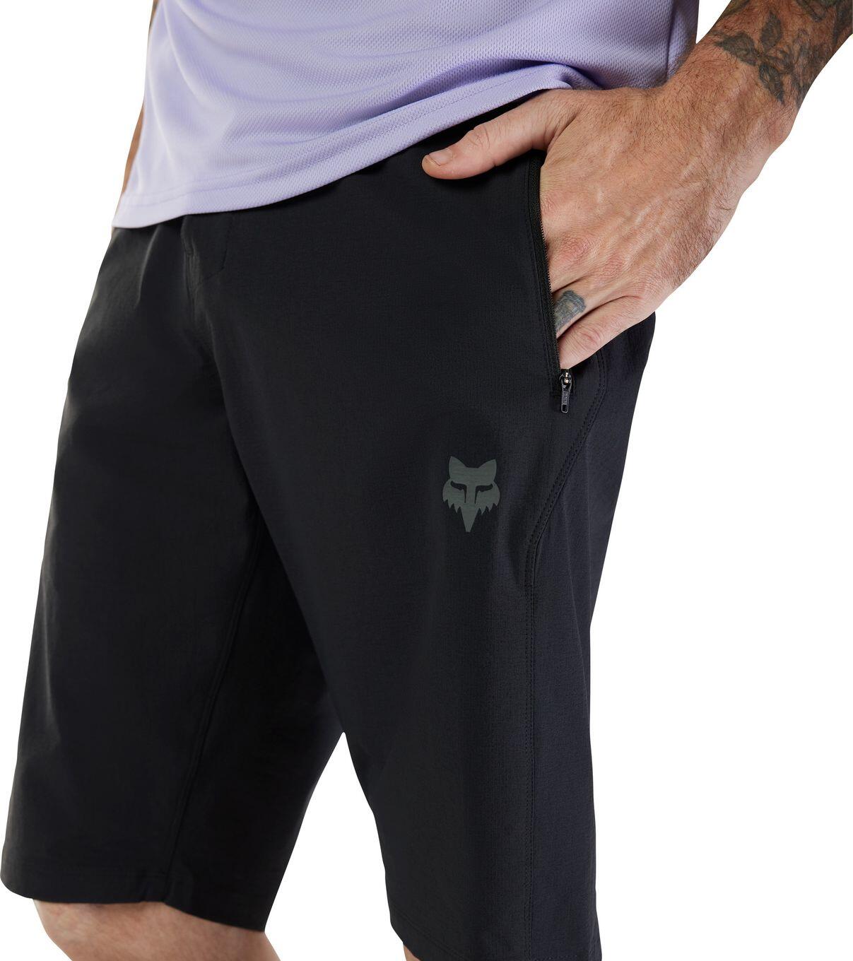 Pantalón Corto Fox Ranger Forrado MTB Negro Hombre 3/5