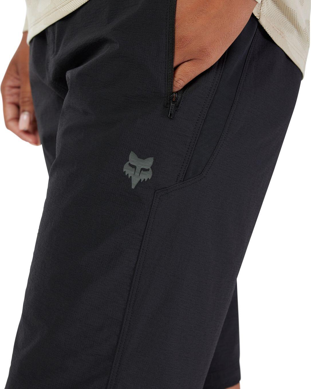 Pantaloncini MTB Fox Ranger foderati Donna Nero 3/6