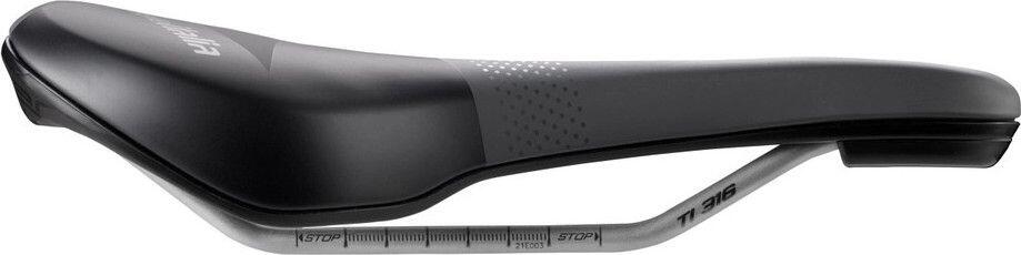 Sillín Selle Italia X-Bow TI 316 Superflow Gris Negro 4/5