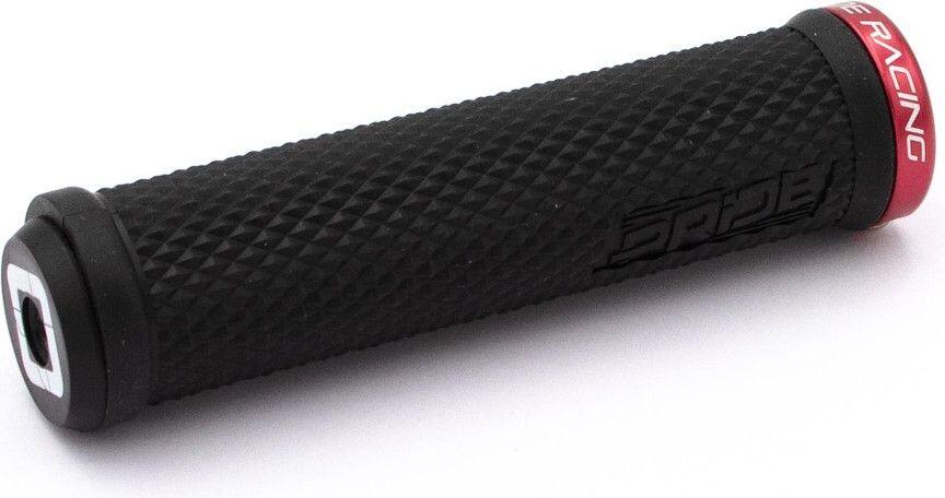 Poignées Vélo Pride Noir - Cobra One Lock Rouge 129mm 2/3