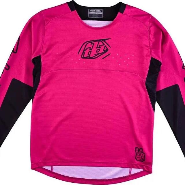 Troy Lee Designs Sprint Icon Pink Children's Long Sleeve Jersey