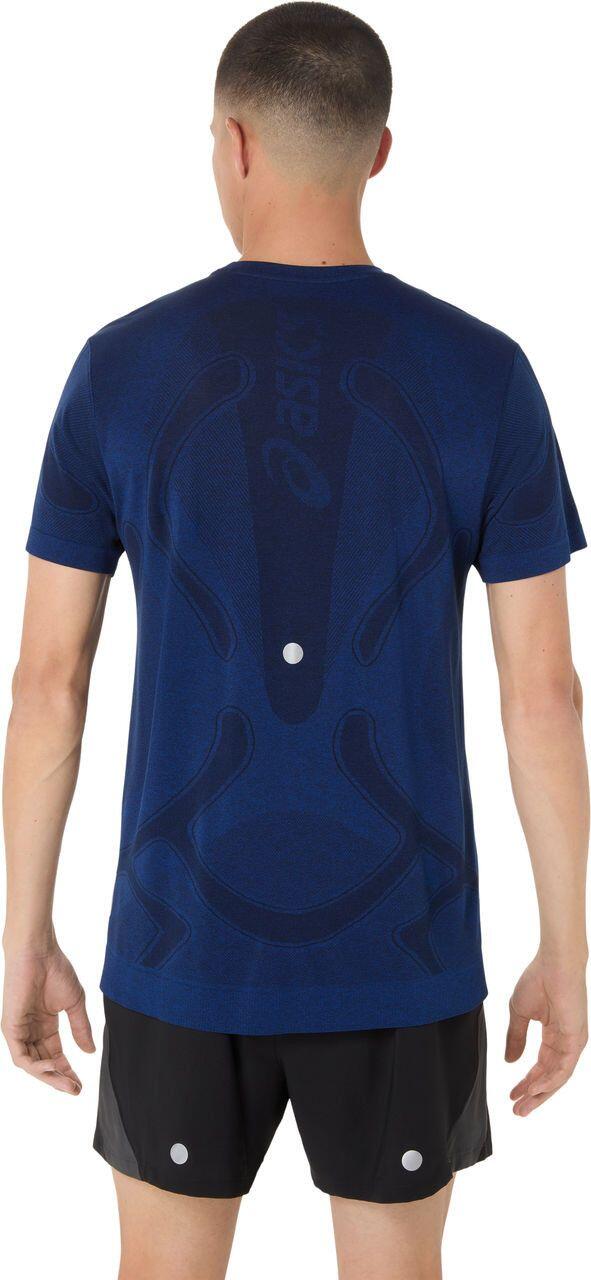 T-Shirt Running Asics Road Seamless Bleu Homme 2/6