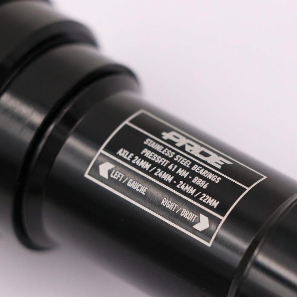 Pride Racing Bottom Bracket BB86 Stainless Steel Black 2/3