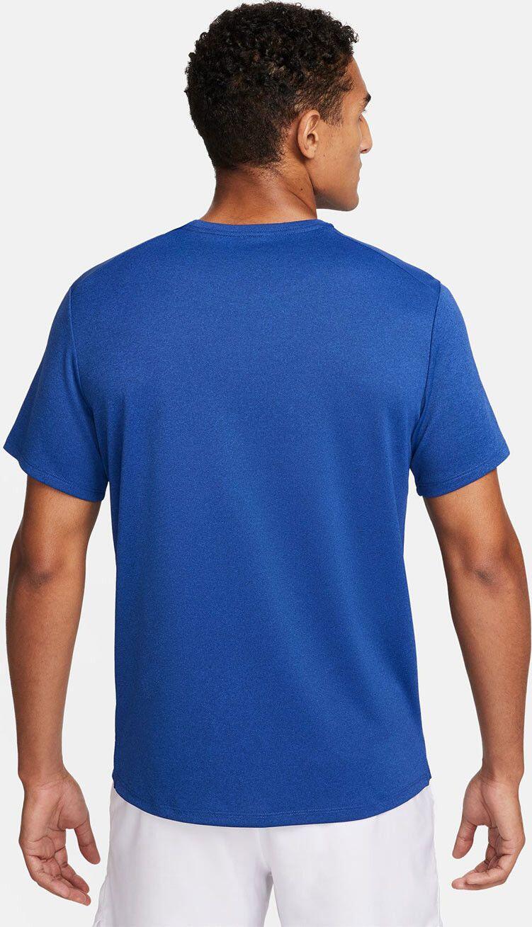 Nike UV Miler Kurzarm Trikot Blau Herren 2/6