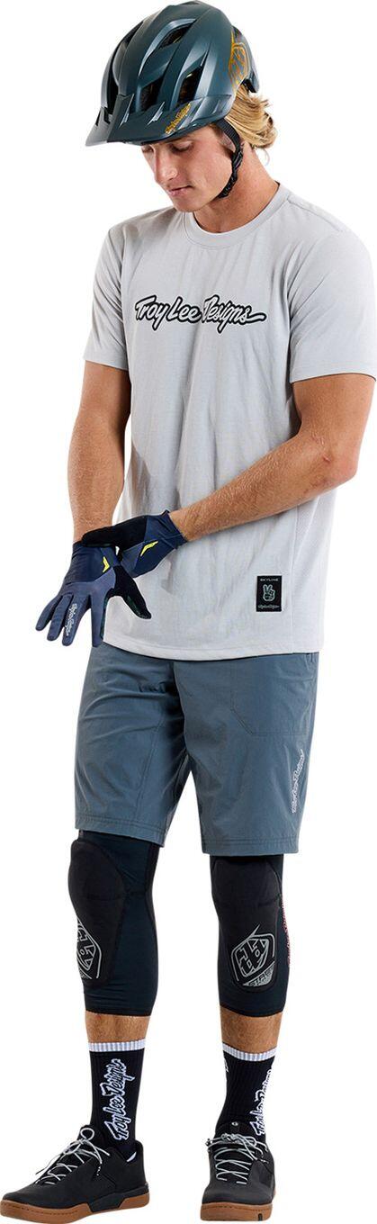 Kurzarm Trikot Troy Lee Designs Skyline Ride Grau 4/7