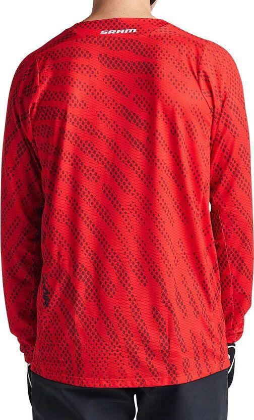 Troy Lee Designs Skyline Air Sram Red Long Sleeve Jersey 2/5