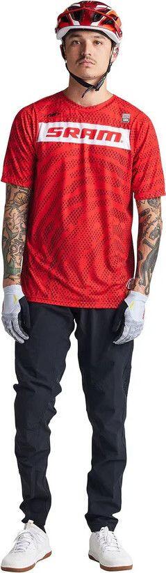 Troy Lee Designs Skyline Air Sram Red Short Sleeve Jersey 5/6