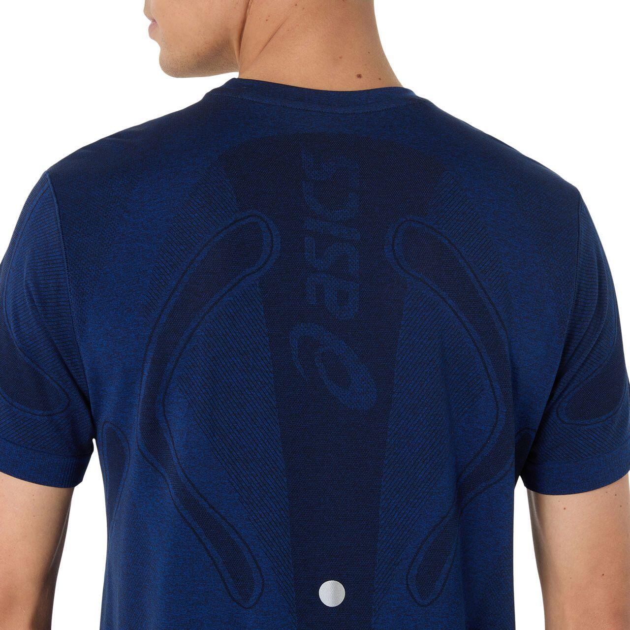 T-Shirt Running Asics Road Seamless Bleu Homme 6/6