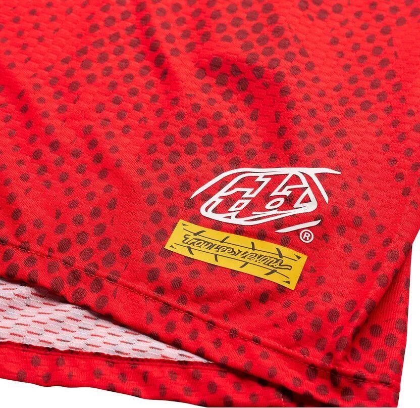 Troy Lee Designs Skyline Air Sram Red Short Sleeve Jersey 4/6