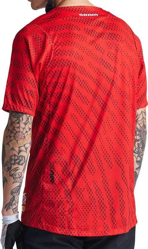 Troy Lee Designs Skyline Air Sram Red Short Sleeve Jersey 6/6