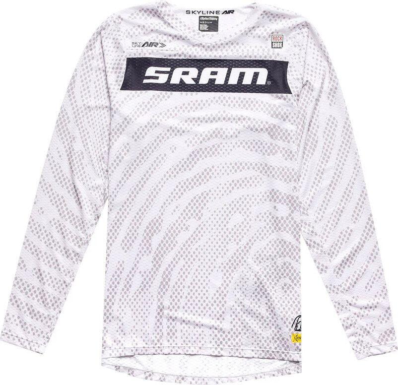 Langarmtrikot Troy Lee Designs Skyline Air Sram Grau 5/6