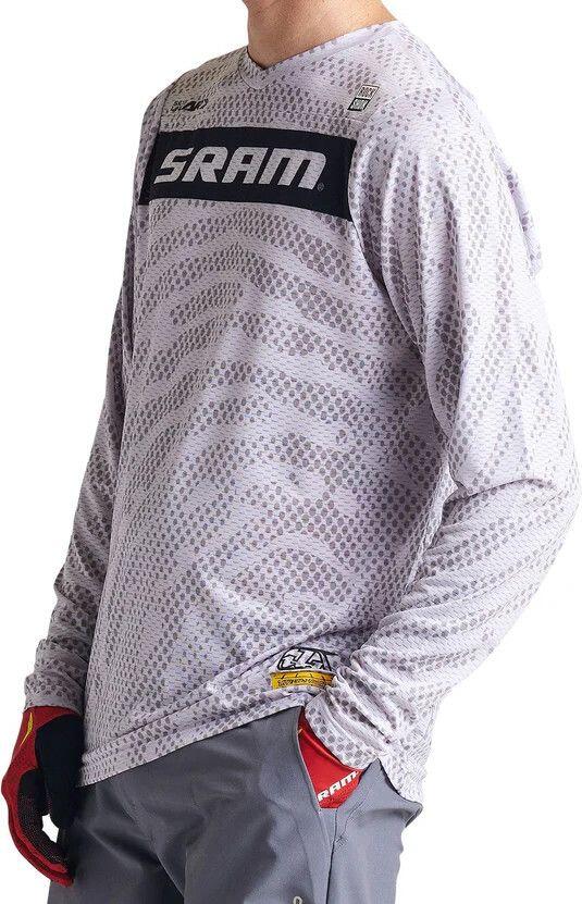Langarmtrikot Troy Lee Designs Skyline Air Sram Grau 4/6