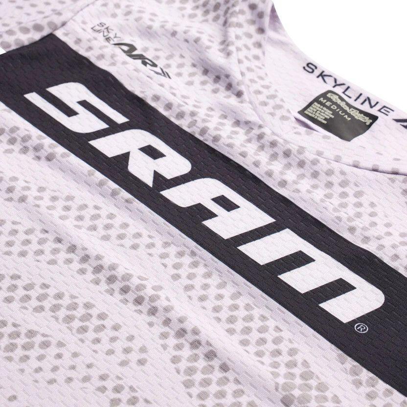 Langarmtrikot Troy Lee Designs Skyline Air Sram Grau 6/6