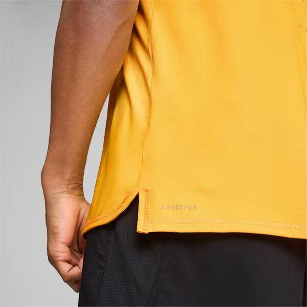 Maillot de manga corta para hombre Puma Run Cloudspun Naranja 3/7