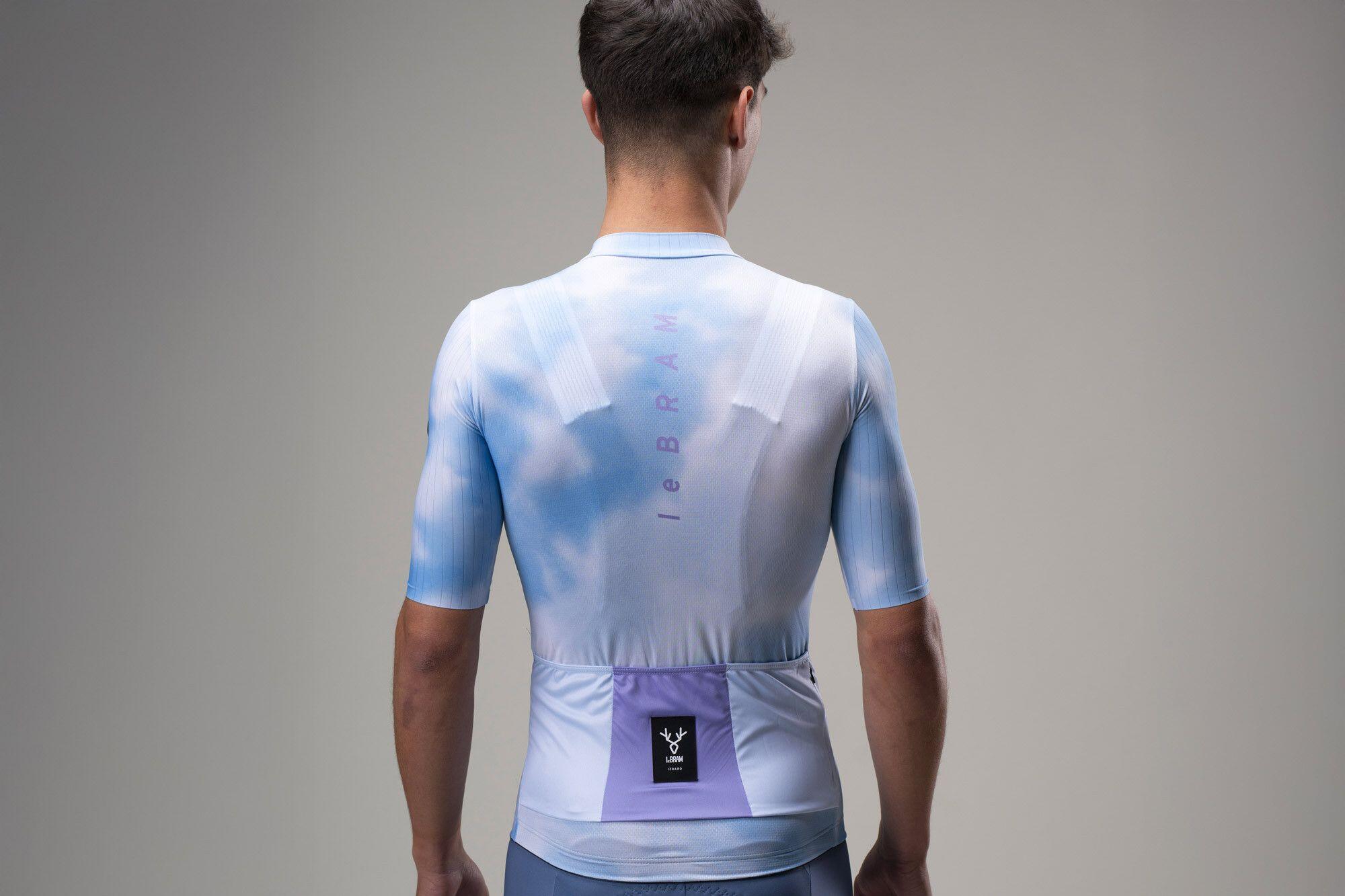 Maillot Manches Courtes LeBram Race Bleu 5/7