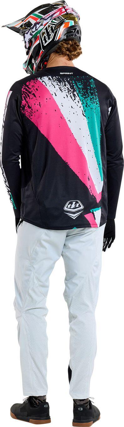 Jersey TROY LEE Sprint Full Pull Black 5/7