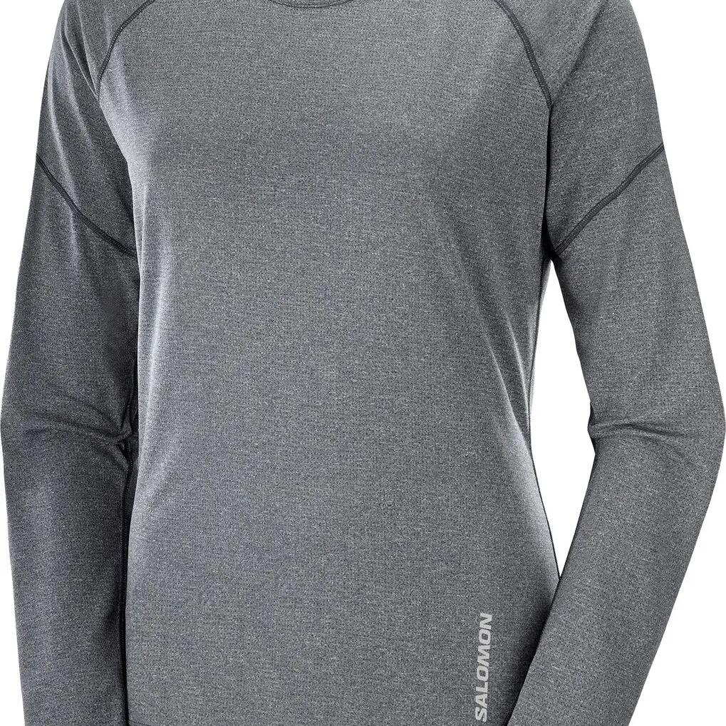 Salomon Cross Run Women's Long Sleeve Technical T-Shirt, Gray