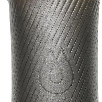 Hydrapak Flux 1.5L Soft Water Bottle, Gray