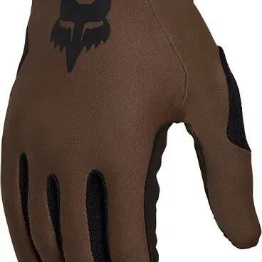 Fox Flexair MTB Long Gloves Brown