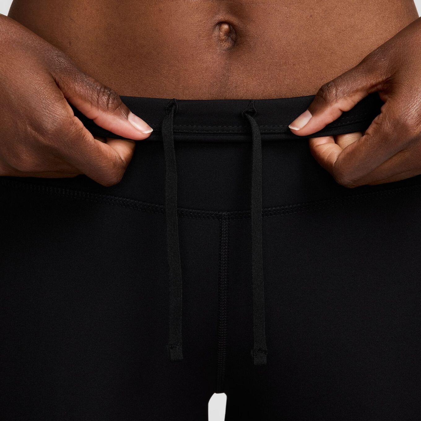 Dames Nike Fast Black 7/8 Tight 4/5