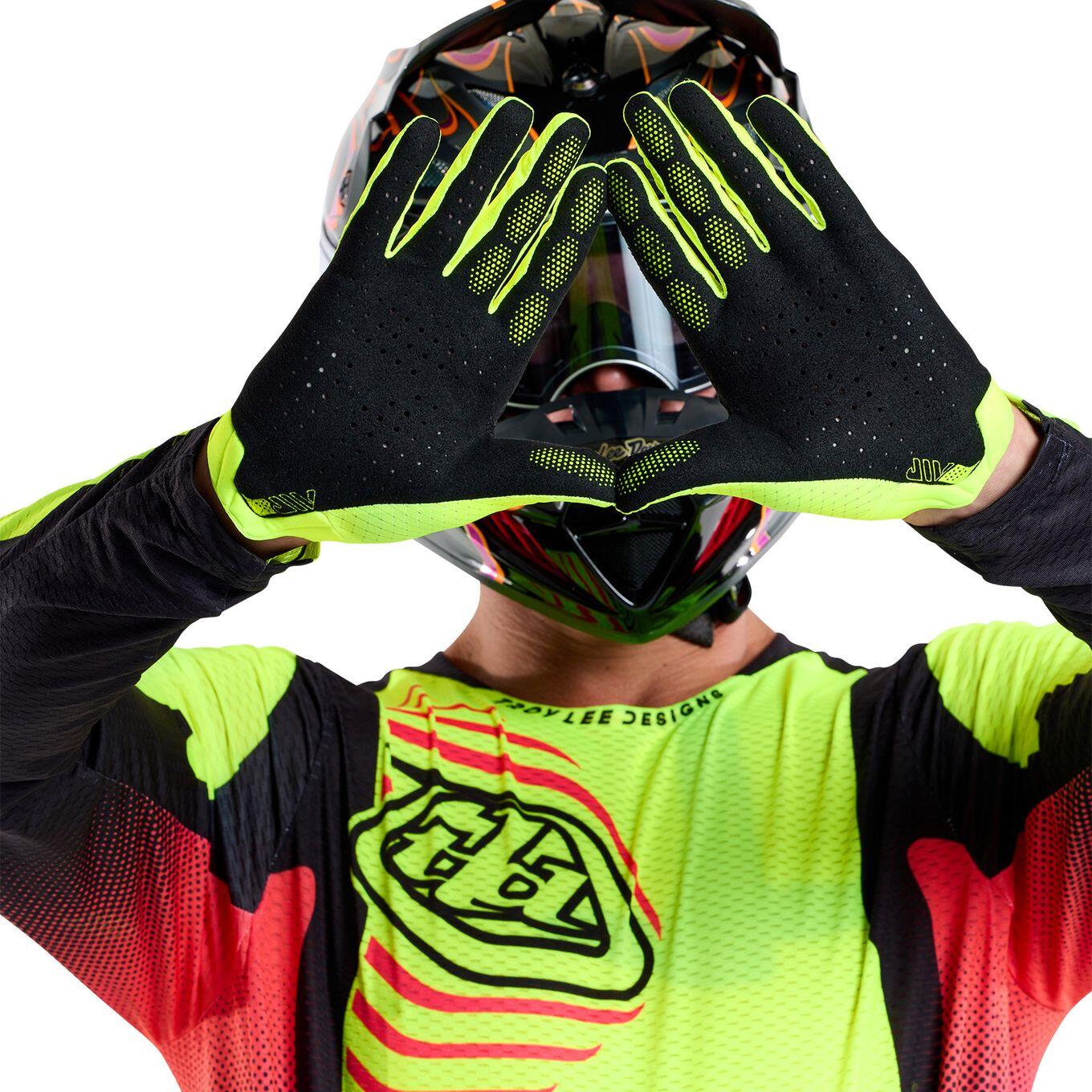 Gants TROY LEE Air Yellow 3/4