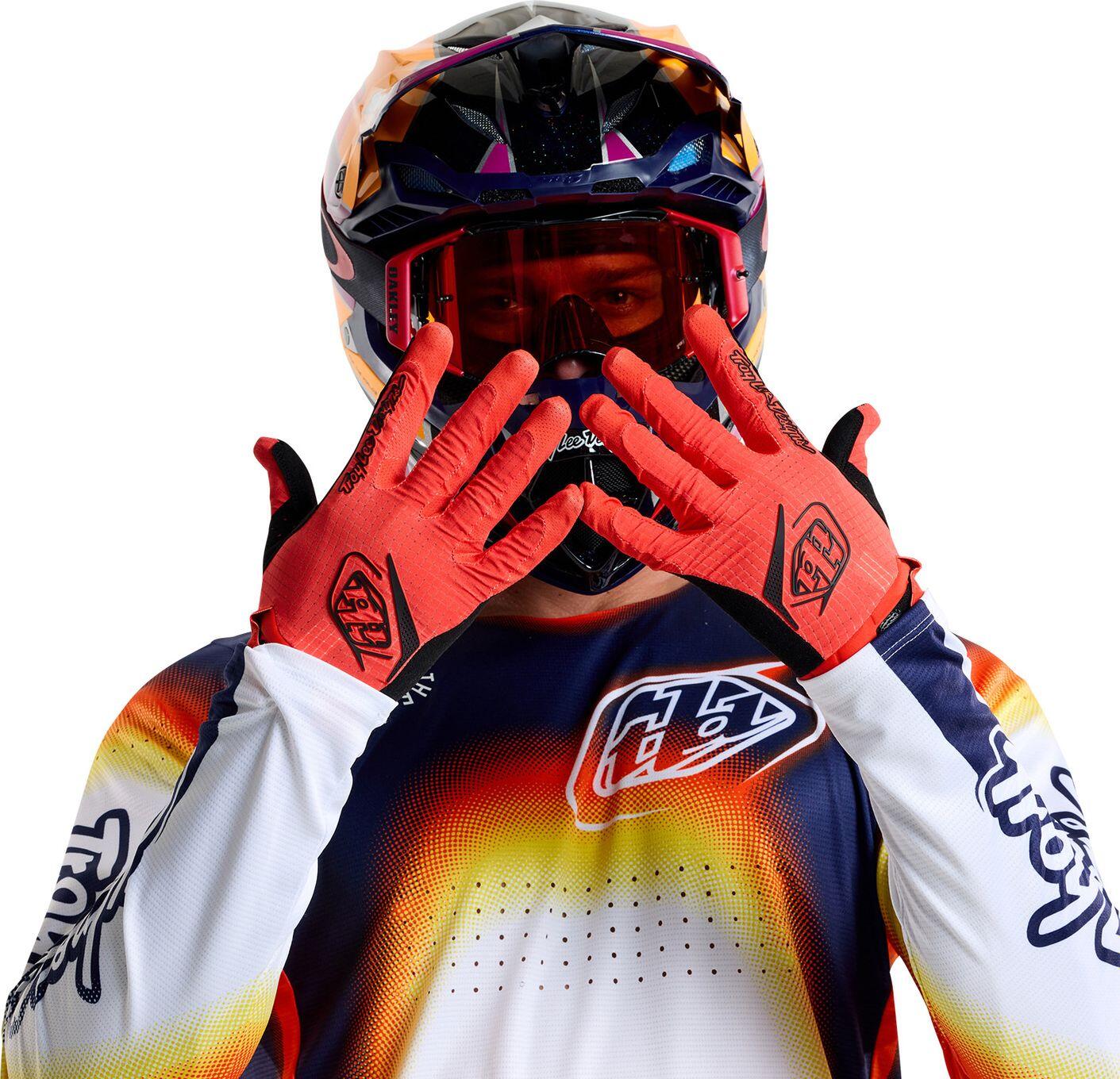 Gants TROY LEE Air Orange 4/4