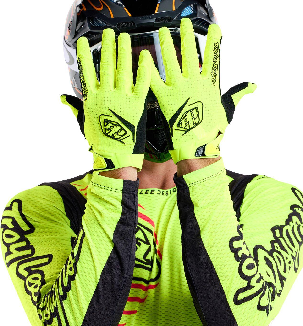 Gants TROY LEE Air Yellow 4/4