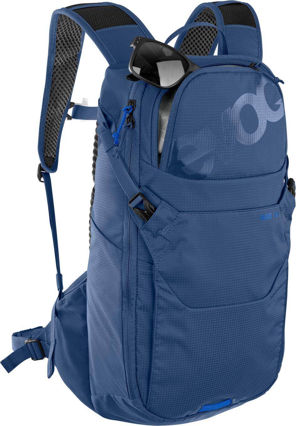 Mochila Evoc Ride 12L + 2L Water Pocket Azul 3/7
