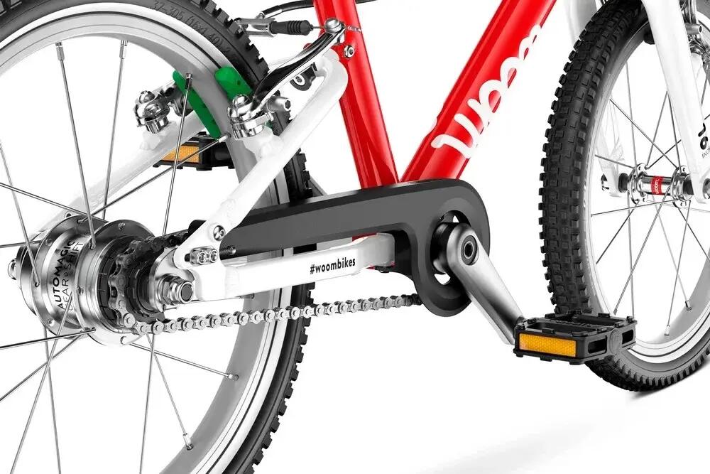 Bicicletă copii WOOM 3 Automagic Roșu 3/6