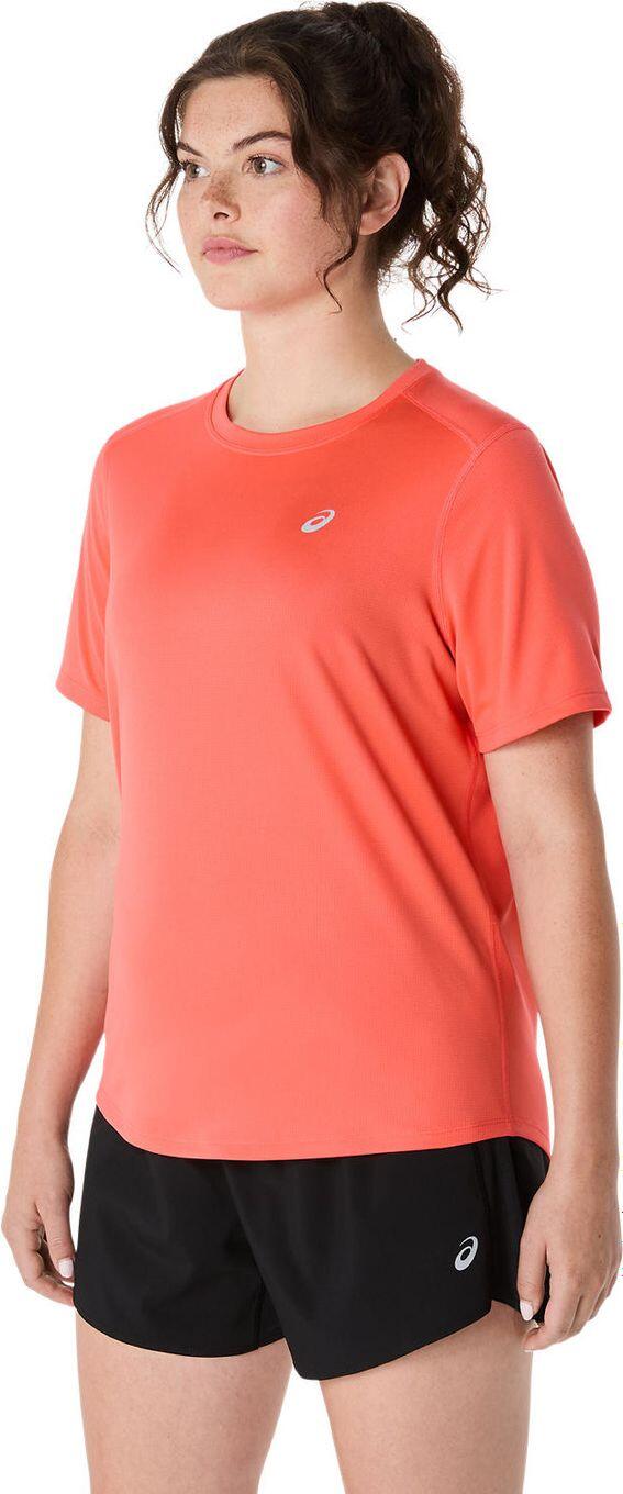 Maillot de manga corta para mujer Asics Core Run Coral 2/6