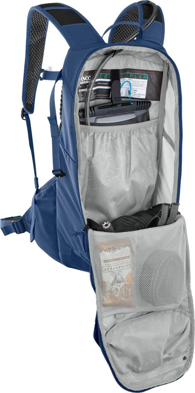 Mochila Evoc Ride 12L + 2L Water Pocket Azul 4/7