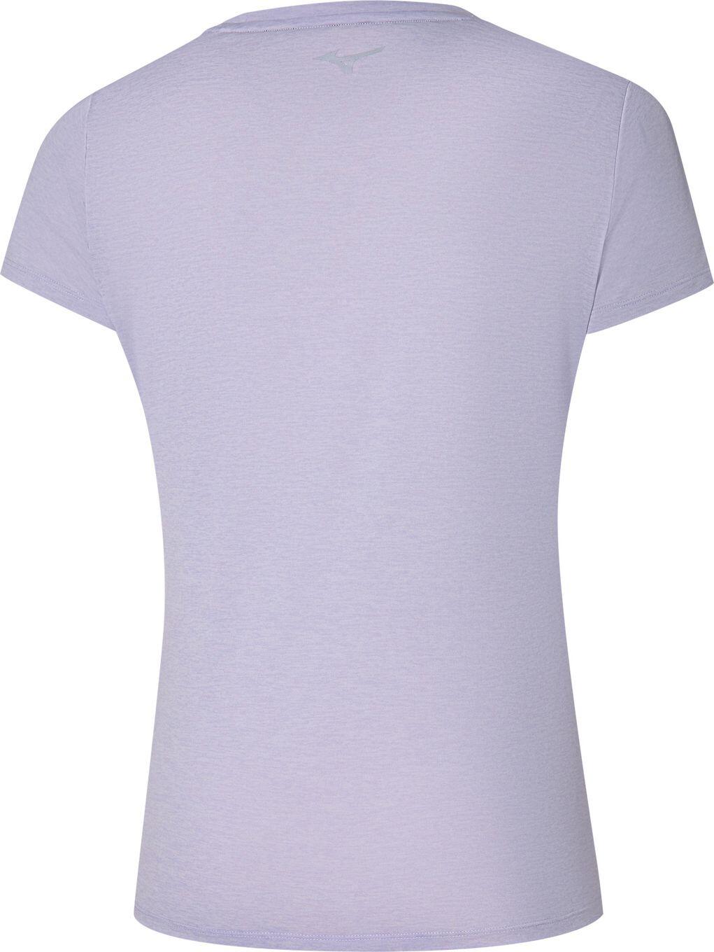 T-Shirt Running Mizuno Impulse Core Violet Femme 2/2